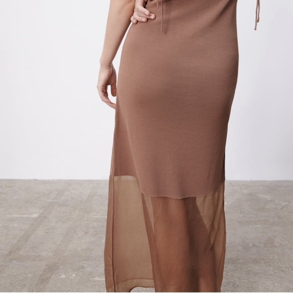 ZARA Limited Edition Knit Slip Dress BNWT - Picture 3 of 9